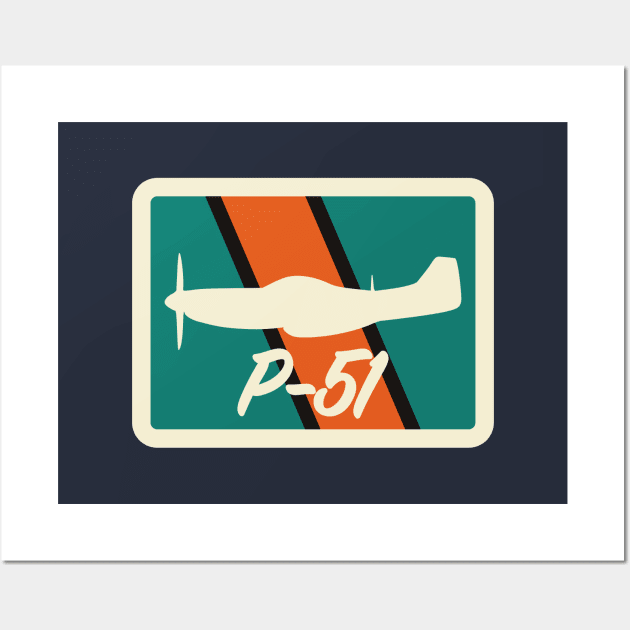 P-51 Mustang Wall Art by Tailgunnerstudios